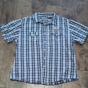 ⭐3/$12⭐ Paper Denim & Cloth Gray and Butron Down Shirt